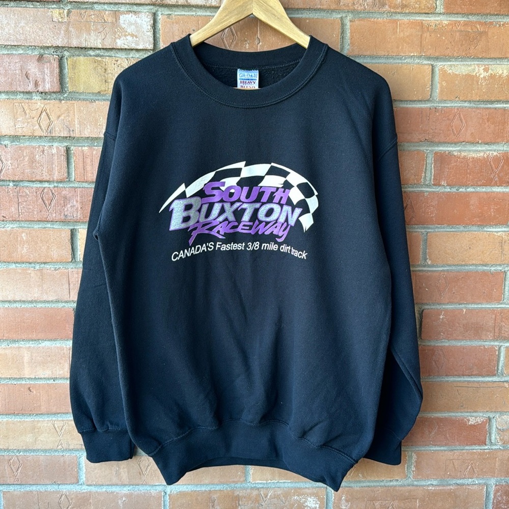 Vintage South Buxton Raceway Crewneck / Medium / Canadas Fastest Track
